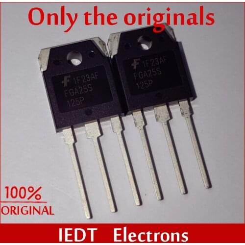 1 unids/lote 100% nuevo FGA25S125P TO-3P FGA25S 1250V 50A chip IC Original Chipset BGA en Stock