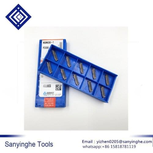 Free shipping 10pcs /lots MGMN200-T/MGMN300-T/MGMN400-T PC5300 cnc carbide parting & grooving inserts cnc blade lathe tool