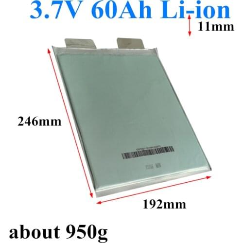 GTK Brand new A product 3.7v 60ah polymer power battery ternary large monomer electric vehicle tricycle power battery
