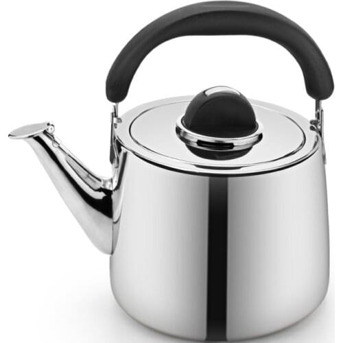 FREE SHIPPING The new stainless steel kettle thickening horns general pan large capacity kettle 3/4/5/6 LITRE