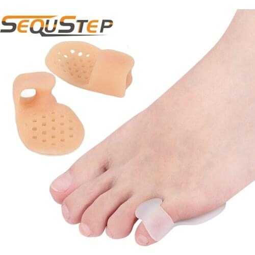 Sequstep Little Toe Separator Bunion Protector Pinky Toe Corrector Overlapping Crooked Toes Stretcher Straighteners