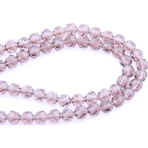 DIY Curtain Decoration Parts 4-12mm Lavender Crystal 32 Faceted Ball For Jewerly Making Home Decoration