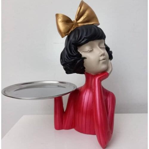 EU HOME DECORATION AROSE GIRL DUCTILE DECOR HOME OFFICE DECOR