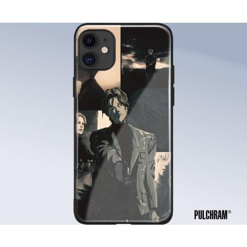 Johan Liebert anime glass phone case for iPhone 6 6s 7 8 x xr xs 11 pro max Samsung S note 8 9 10 20 Plus cover shell