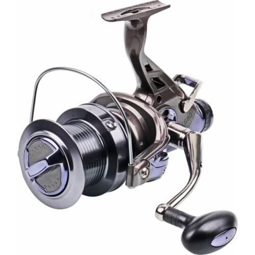 Sougayilang 9+1BB Carp Fishing Reel 4.1:1 High Speed Spinning Fishing Reel Super Quality Drum Carp Reel De Pesca