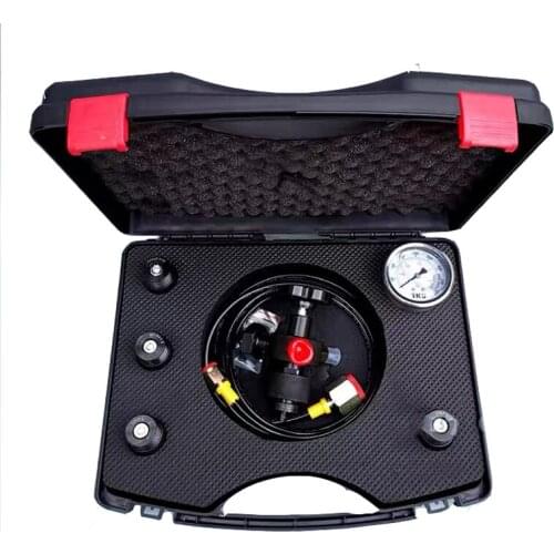 0-400Bar 6000Psi pressure gauge test kit pressure gauge kit hydraulic accumulator nitrogen charging valve five types of adapters