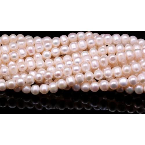 Natural Freshwater White Pearl Loose Beads 36 Cm For DIY Bracelet Earring Necklace Sewing Craft Jewelry Accessory