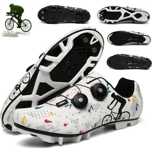 2021 New Mtb Cycling Shoes Mountain Bike Bicicleta Carretera Race Self-Locking Bicycle Boots Lock Men Sneakers Women