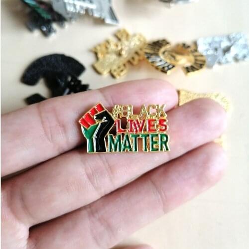 New hot sale black lives matter badge brooch badge Badge 100PCS/LOTS Free Shipping