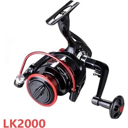 New LK2000 Waterproof Super Light Spinning Reel 5.2:1 Gear Ratio Freshwater Carp Fishing Reel For Bass Pike Fishing Tackle