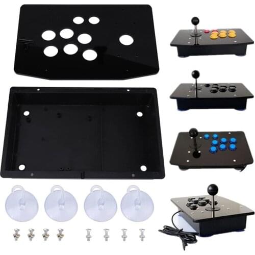 NEW-Acrylic Panel and Cover DIY Kit Kit Replacement for Arcade Gaming Black