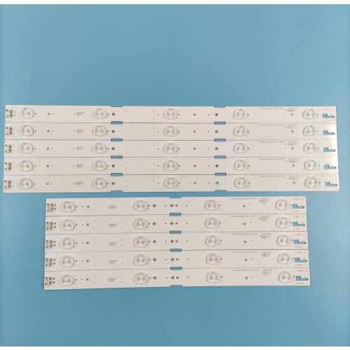 New Kit 10 PCS LED Backlight Strip For ZLE60600-AB 43GFB6627 2015ARC430_3228_R04 L05_REV1.0_150716 LM41-00174A LM41-00173A