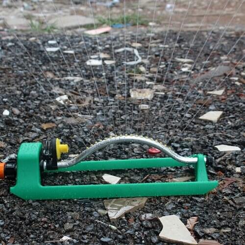 Garden 18-hole Sprinkler Lawn Watering Automatic Waterer Oscillating Garden Pipe Hose Water Flow With Connector