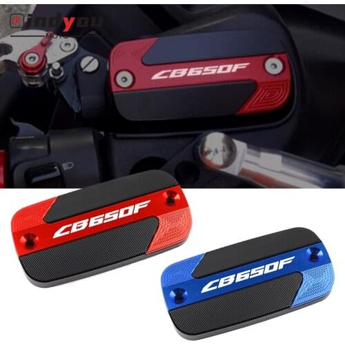 For Honda CB650F CB 650F 2014-2018 Motorcycle CNC Front Brake Reservoir Fluid Tank Cover Oil Cup Cap Protector