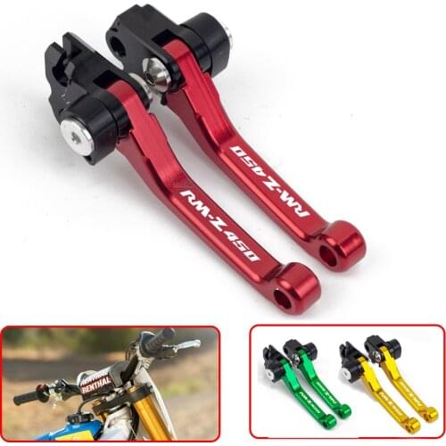 Dirt Bike Motocross handlebar Levers Motorcycle CNC Pivot Brake Clutch Lever For Suzuki RMZ450 RM-Z RMZ 450 2005-2017 2018 2019