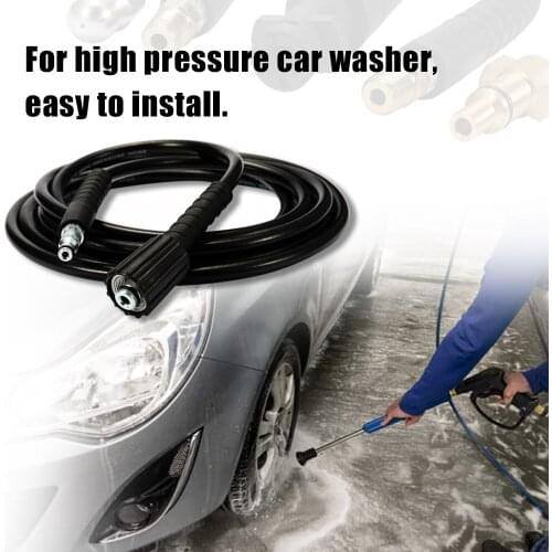 4/4.5/5m High Pressure Washer Water Cleaning Hose Extension Cleaner Drain Replacement Hose Pipe Car Cleaning Tools