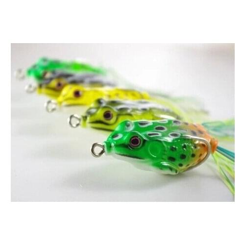 Ray frog hook lures Ray frog bait suit soft bait 55mm 12.5g Multicolor may choose