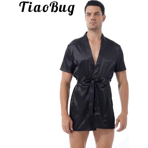 TiaoBug Men's Dressing Gowns