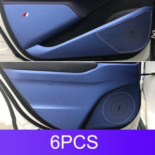 Carbon Fiber Anti-kick Pad Door Protective Pad Modification Parts Dedicated For Toyota C-HR CHR Interior Accessories