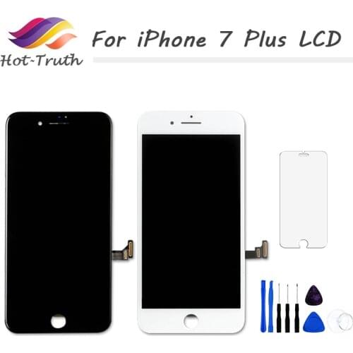 100% Tested No Dead Pixel Black White LCD For Apple iPhone 7 Plus A1661 A1784 A1785 Display 5.5" 3D Touch Digitizer Assembly