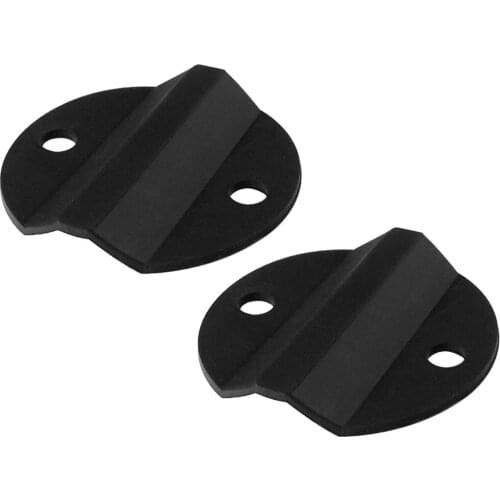 2 Pieces Rubber Gasket Fishing Rod Holder Pole Rack Mount for Griping Rail