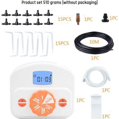 Automatic Timer Micro-spray Gardening Potted Home Intelligent Sprinkler Spray Garden Drip Irrigation System Watering Device Tool