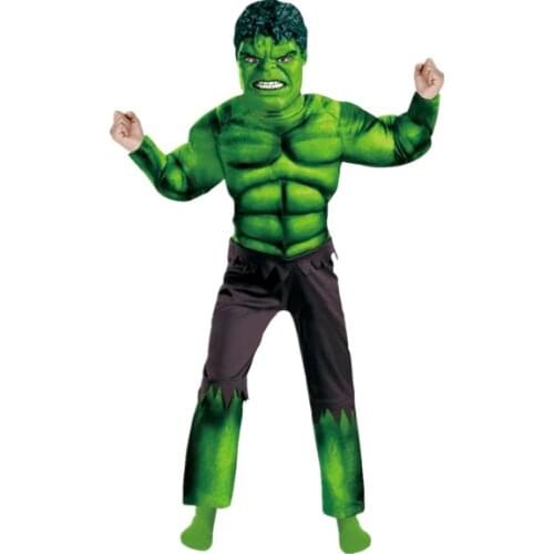 Bruce Banner Muscle jumpsuit Halloween Costumes disfraces infantiles superheroes Carnival Cosplay