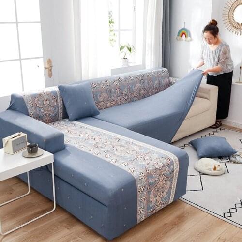 Sofa Cover Printed Stretch Sofa Covers Universal Cover Four Seasons Universal Modern Sofa Cover for Living Room Cushion Cover