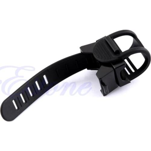 360 Degree Cycling Bicycle Bike Mount Holder Black for LED Flashlight Torch Clip