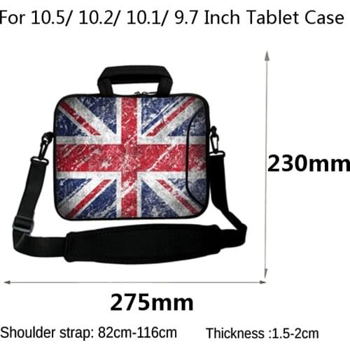 For Lenovo Idea TAB 2 A10-30 X30F, TAB 2 A10-70 A7600 10.1" Soft Messenger Briefcase Handbag 10.2" 10.5" 10" Tablet PC Bags Case