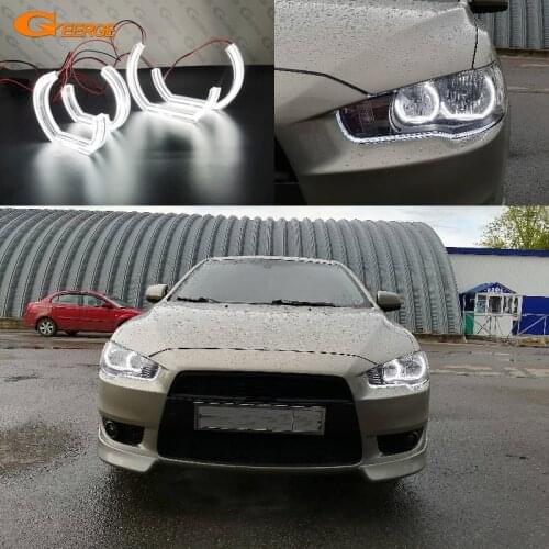 For Proton Inspira 2010 2011 2012 2013 2014 2015 Ultra bright DTM M4 Style led Angel Eyes halo rings Car styling Day Light