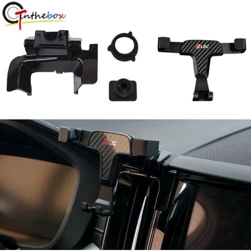 GTinthebox Smart Cell Phone Mount Holder Adjustable Bracket w/Clip For 2018-19 Volvo XC60