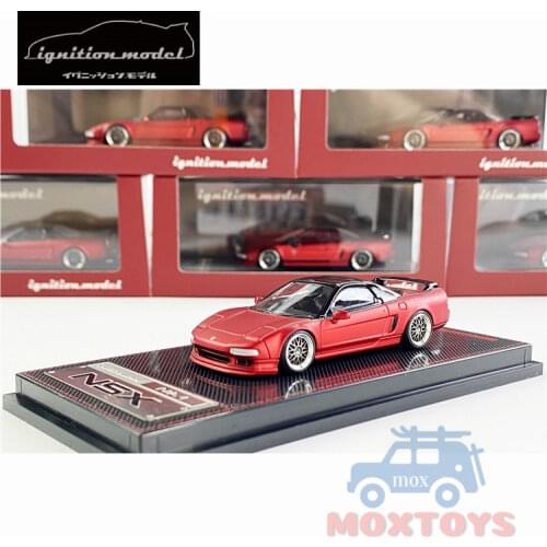 IG 1:64 Honda NSX (NA1) Matte Red Metallic Diecast Model Car