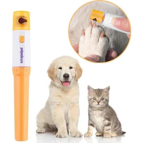 Pet Pedicure Tools Care File Electric Automatic Pet Grinder Pet Cat Puppy Paw Claw Toe Nail Grinder Grooming Trimmer Clipper