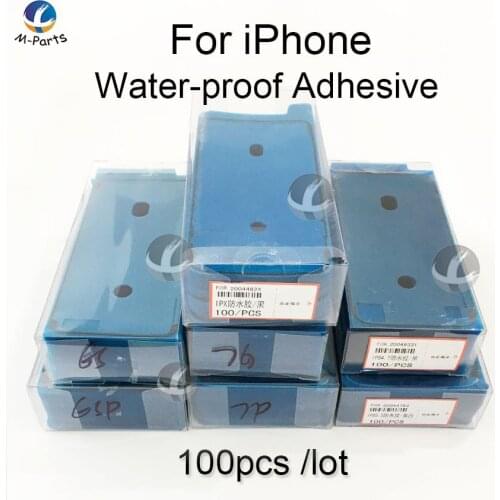 100pcs Waterproof Sticker For iPhone SE2 11 Pro 6S 7 8 Plus X XS MAX XR LCD Display Frame Bezel Seal Tape Glu 3M Adhesive Repair