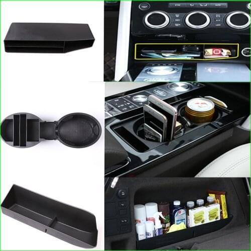 Car Rear Trunk Tail Multifunction Storage Box For Land Rover Discovery 5 LR5 L462 Central Control Storage Box Car Accessories