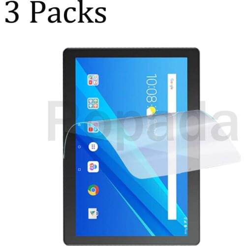 3 Packs soft PET screen protector for Lenovo tab M10 HD TB-X505F TB-X505N / M10 FHD TB-X605F TB-X605N protective tablet film