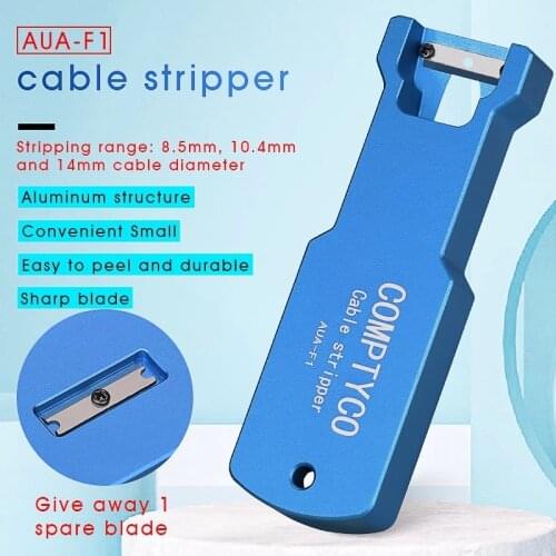 NEW AUA-F1 Optical Fiber Tool Longitudinal Stripper Cable Jacket Slitter 8.5mm 10.4mm 14mm Cable Sheath Cutter Slitter
