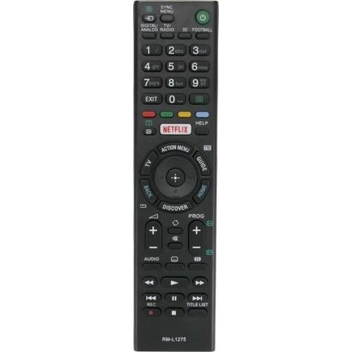 New Universal RM-L1275 Remote Control For Sony TV RMT-TX100D RMT-TX100E RMT-TX102D KDL-43W808C KDL-50W755C