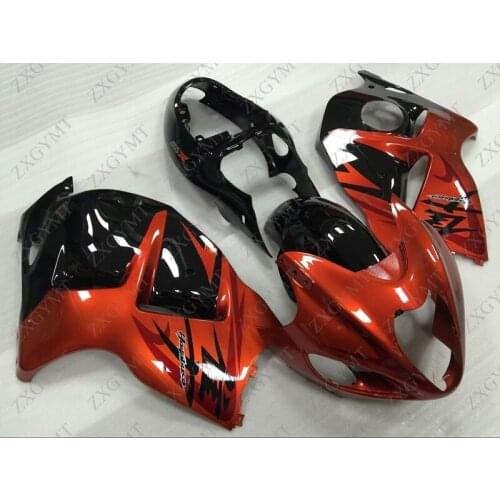 Fairing GSX-R1300 1997 - 2007 Orange Gold Black Bodywork GSXR 1300 2001 Fairings GSX R1300 1999