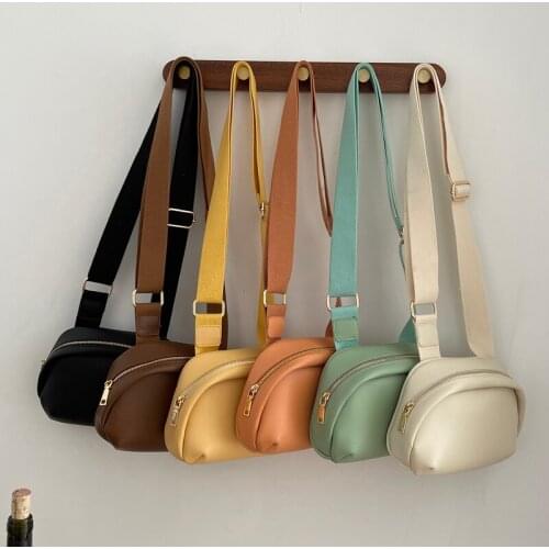 Solid color little tramp womens bag high quality PU leather soft womens shoulder bag