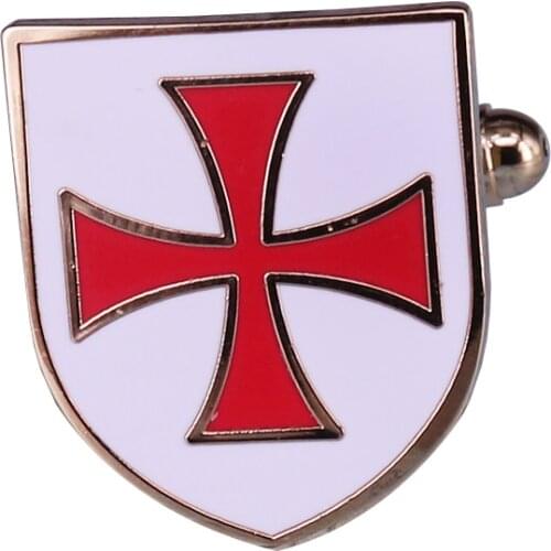 Knights Templar Crusader Masonic cufflink Christian jewelry