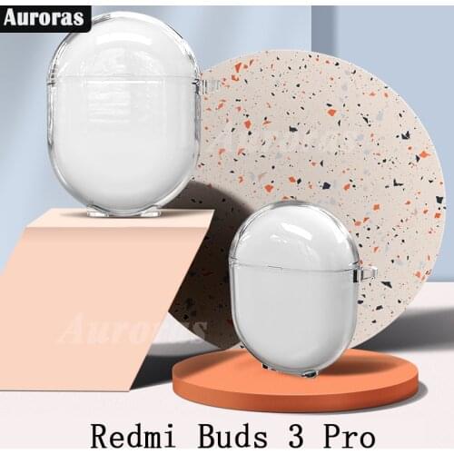 Auroras For Redmi Buds3 Pro Case Silicone Wireless Headphone Accessories Protector Case For Xiaomi Redmi Buds 3 Pro Cover