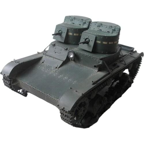 1:25 Soviet T-26 Light Tank Paper Model DIY Handmade Gift 3D Paper Card Model Building Sets Construction Toys Educational Toys