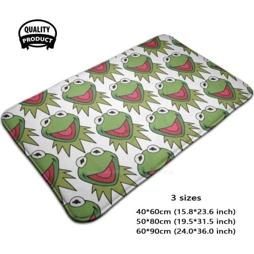 80S Retro Vintage 3D Soft Non-Slip Mat Rug Carpet Foot Pad Frog Sesame Fraggle Red Dance Cares Away Wembley Gobo Jem Holograms