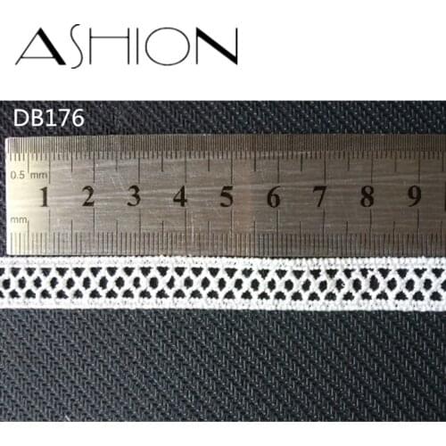 10 yards 10MM white Embroidered net Lace Fabric DIY skirt hem Dance costumes Garment Accessories lace trim Sewing Craft LP-DB176