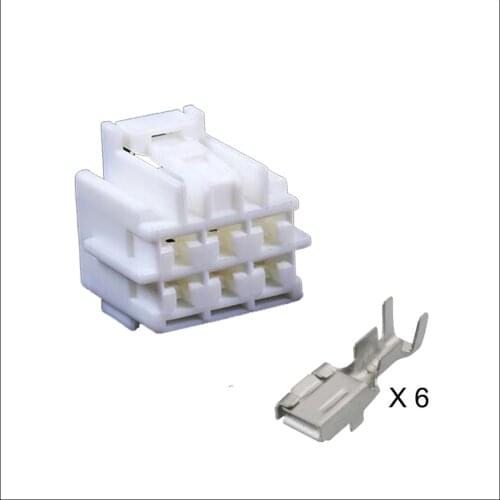 Car wire connector ecu male female wire connector fuse wire plug connector automotive wiring 4 pin terminal socket 7064Y-4.8-21