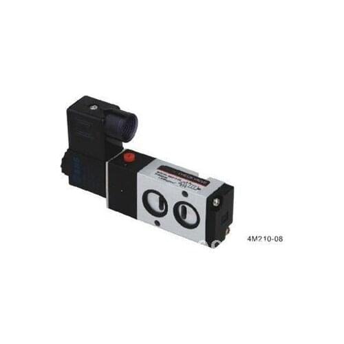 1x 4M120-06 DC24V 5Port 2Pos 1/8" BSPT Solenoid Air Valve Double Coil Led Light