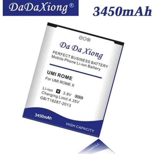 Da Da Xiong high capacity 3450mAh Umi ROME Battery for UMI ROME X ROMEX Smartphone Battery