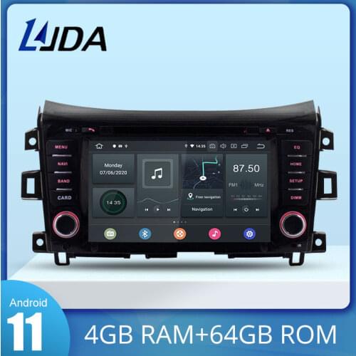 LJDA Android 10.0 Car DVD Player For NISSAN NP300 Navara 2014-2018 Multimedia GPS Navigation Stereo 2 Din Car Radio DSP 4G+64G